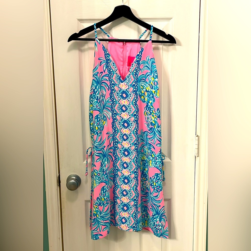 Lilly Pulitzer Pearl Romper in Pelican Pink sz 10